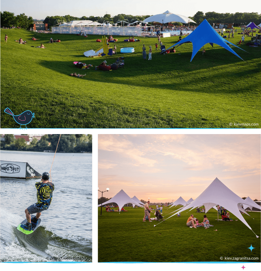 локации Киева