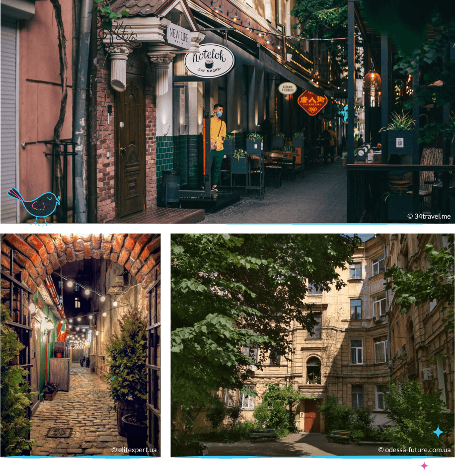 локации Одессы