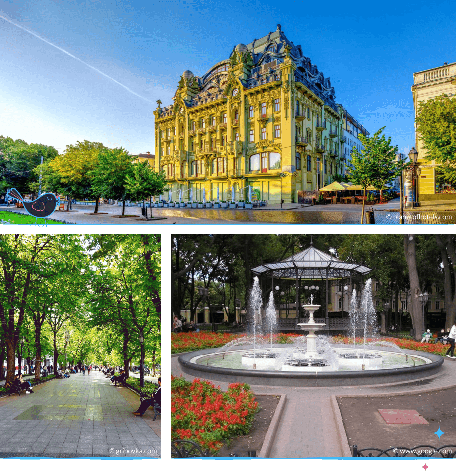 локации Одессы