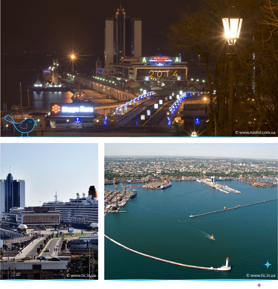 локации Одессы