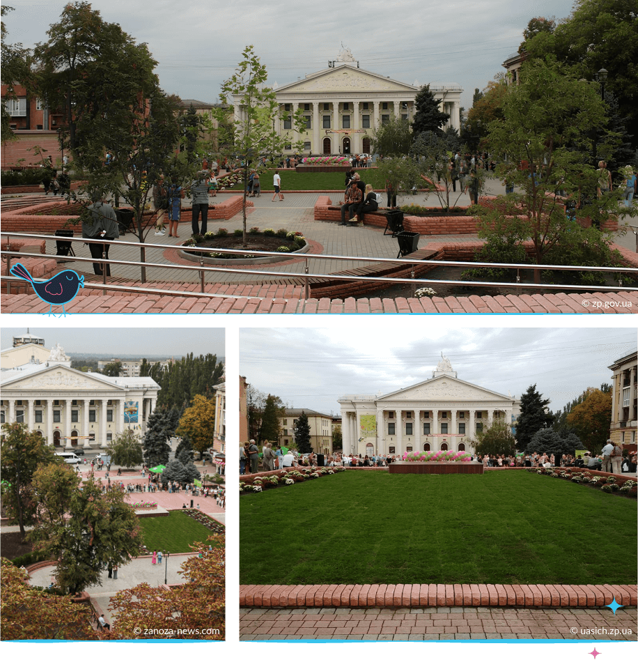 локации Запорожья